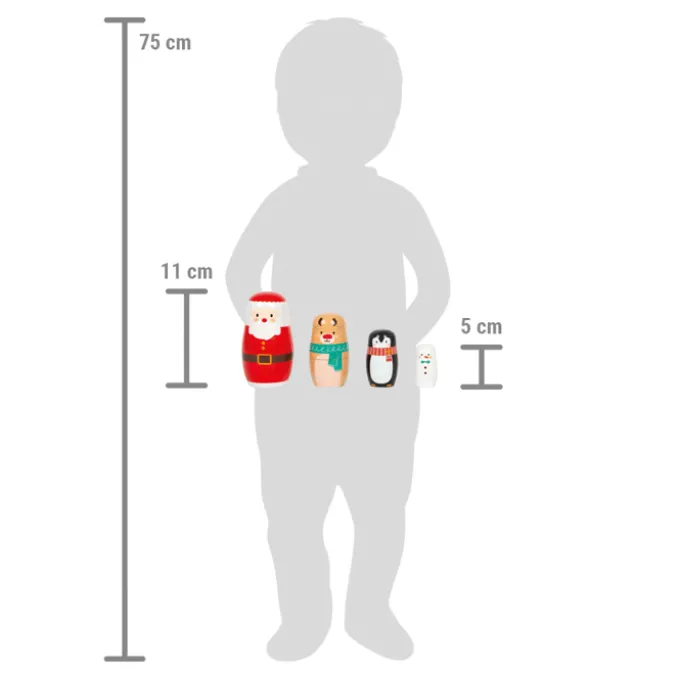 Matrjoschka-Puppen - Weihnachten