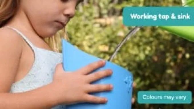 Matschküche Wandmodell – Groß, inkl. Zubehör