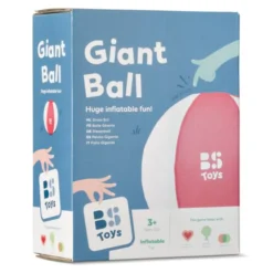 Mega-Ball m. Bezug - Rot, Ø50 cm