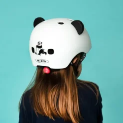 Micro Fahrradhelm Panda – Small, 48–53 cm