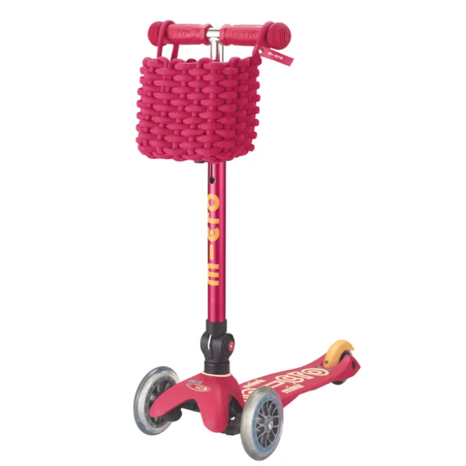 Micro Tretroller Zubehör – Korb, Rosa