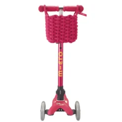 Micro Tretroller Zubehör – Korb, Rosa