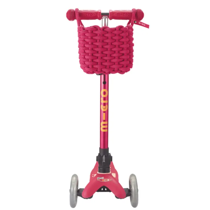 Micro Tretroller Zubehör – Korb, Rosa
