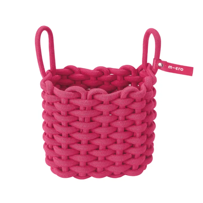 Micro Tretroller Zubehör – Korb, Rosa
