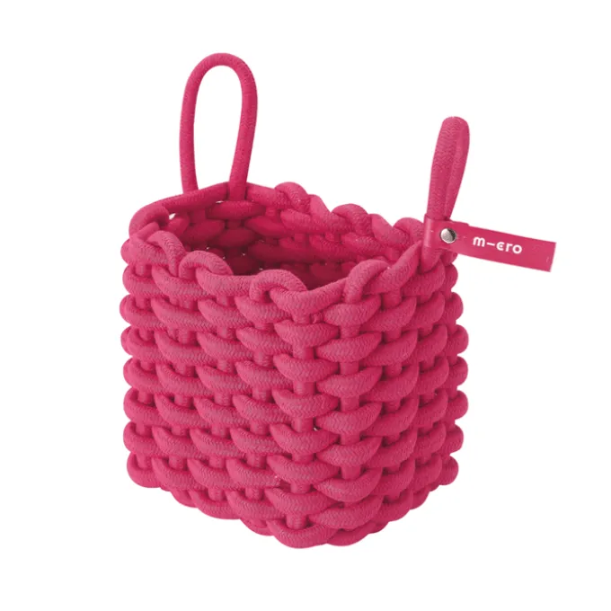 Micro Tretroller Zubehör – Korb, Rosa
