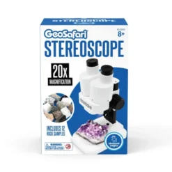 Mikroskop Stereo 10x-20x - inkl. 12 Steinproben