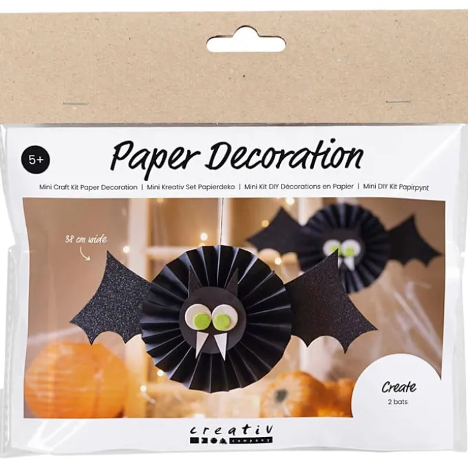 Mini Kreativset - Halloween - Papierfledermaus