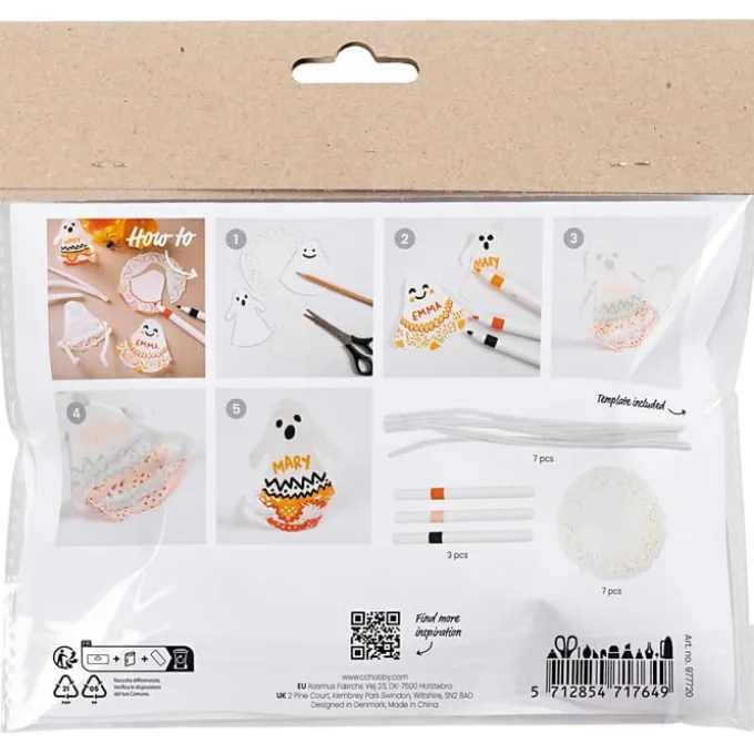 Mini Kreativset - Halloween - Papiergeister