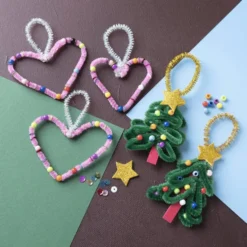 Mini Kreativset - Herzen & Weihnachtsbäume