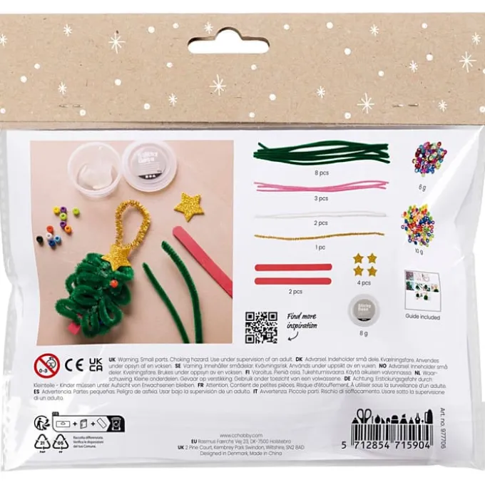 Mini Kreativset - Herzen & Weihnachtsbäume