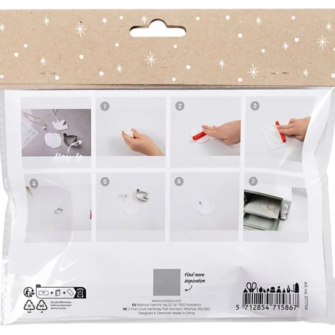 Mini Kreativset - Modellieren - Weiße Tontaube