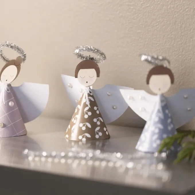 Mini Kreativset - Papierdeko, Weihnachtsengel