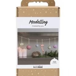 Modellierset mit Pulp - Weihnachtsschmuck