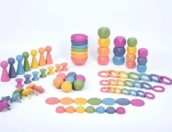 Montessori-Set - Regenbogen, 84 Teile