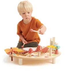 Musiktisch aus Holz - 7 Instrumente