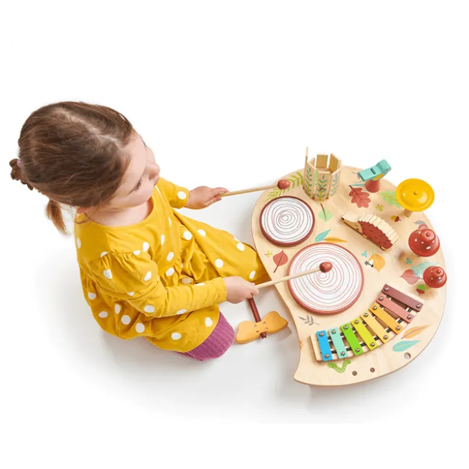 Musiktisch aus Holz - 7 Instrumente