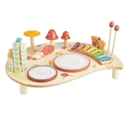 Musiktisch aus Holz - 7 Instrumente
