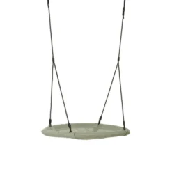 Nestschaukel Ø100 cm - Salbeigrün (schwarzes Seil)