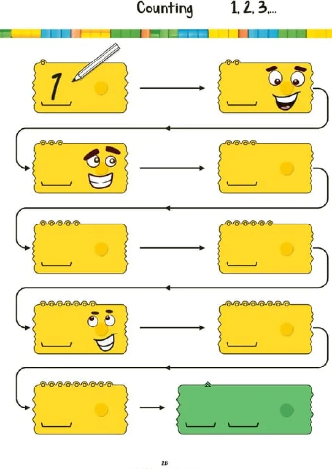 newméro Lernbausteine Aufgabenheft, 3-6 J.