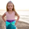 Nixe Röckchen & Haarreif, blau - Gr. 4-6 Jahre