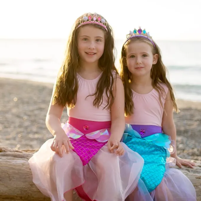 Nixe Röckchen & Haarreif, blau - Gr. 4-6 Jahre