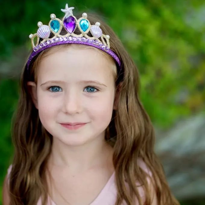 Nixe Röckchen & Haarreif, blau - Gr. 4-6 Jahre