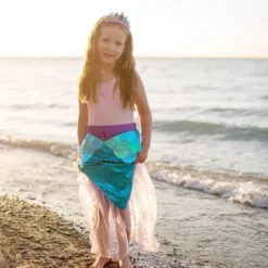 Nixe Röckchen & Haarreif, blau - Gr. 4-6 Jahre