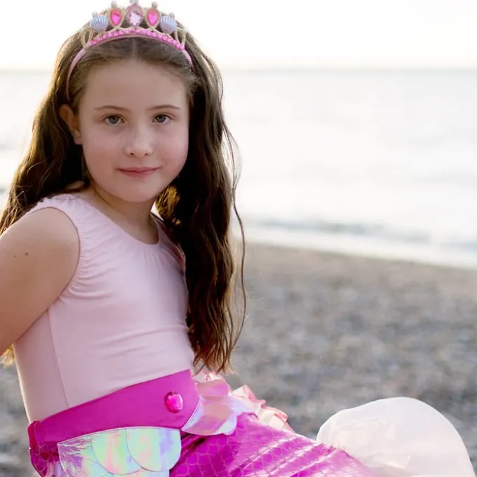 Nixe Röckchen & Haarreif, pink - Gr. 4-6 Jahre