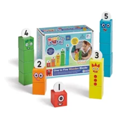 Numberblocks – Fünf gute Freunde (aus Holz)