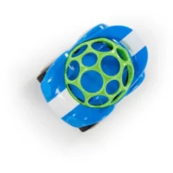 Oball Spielzeugauto mit Rassel, blau-grün