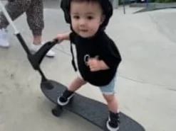 Ookkie Skateboard - Schwarz