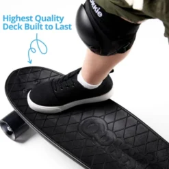 Ookkie Skateboard - Schwarz