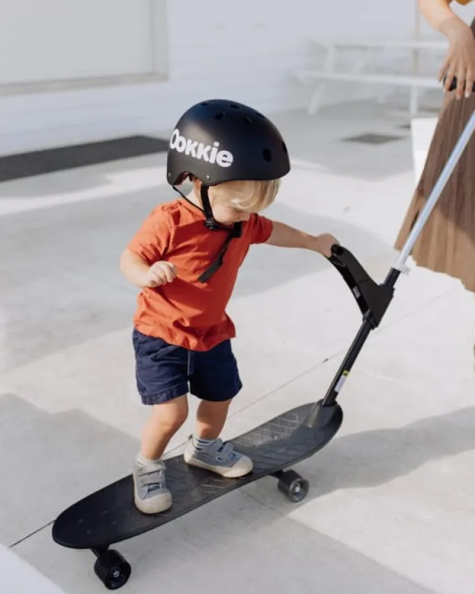 Ookkie Skateboard - Schwarz