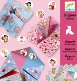 Origami – Flip-Flaps in hellen Farben