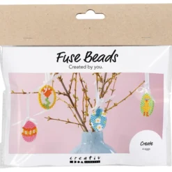 Ostertüte – Oster­eier aus Bügelperlen, 4 Stk.