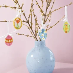 Ostertüte – Oster­eier aus Bügelperlen, 4 Stk.