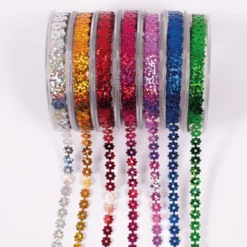 Paillettenband, 7 x 10 Meter