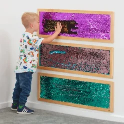 Pailletten Wandboard - Lila, 1 Stk