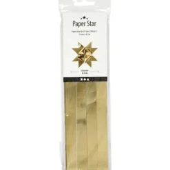 Papierstreifen (100 Stk) für Sterne, gold