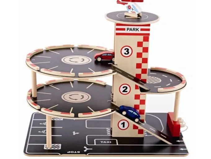Parkgarage mit Helikopterlandeplatz