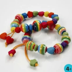 Perlen aus Kunststoff - Mix bunt, 65 g