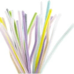 Pfeifenreiniger pastell, 6 mm - 25 Stk.