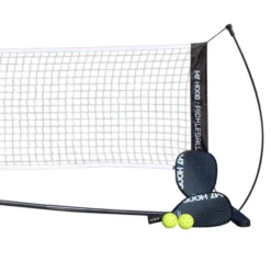 Pickleball-Set inkl. Netz – Schwarz