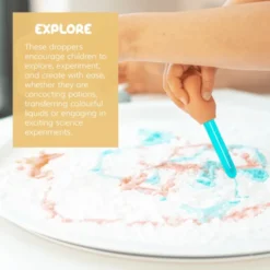 Pipette für Sinnesspiele - Natur, 6 Stk