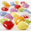 Plastikperlen Herzen - 70 g