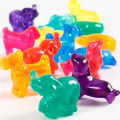 Plastikperlen Tierfigurenmix - ca. 32 Stk.