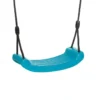 Plastikschaukel, türkis (schwarzes Seil)