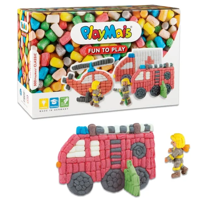 PlayMais Classic Fun To Play - Feuerwehr, 500 Stk.