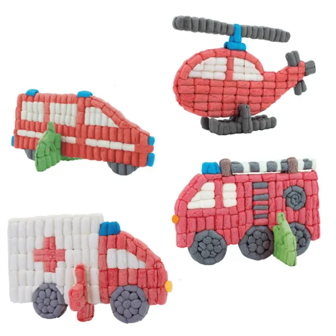 PlayMais Classic Fun To Play - Feuerwehr, 500 Stk.