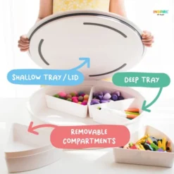 PlayTRAY - Spiel- & Sensoriktablett m. Deckel